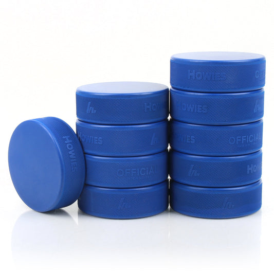 Howies Blue 4oz. Youth Hockey Pucks