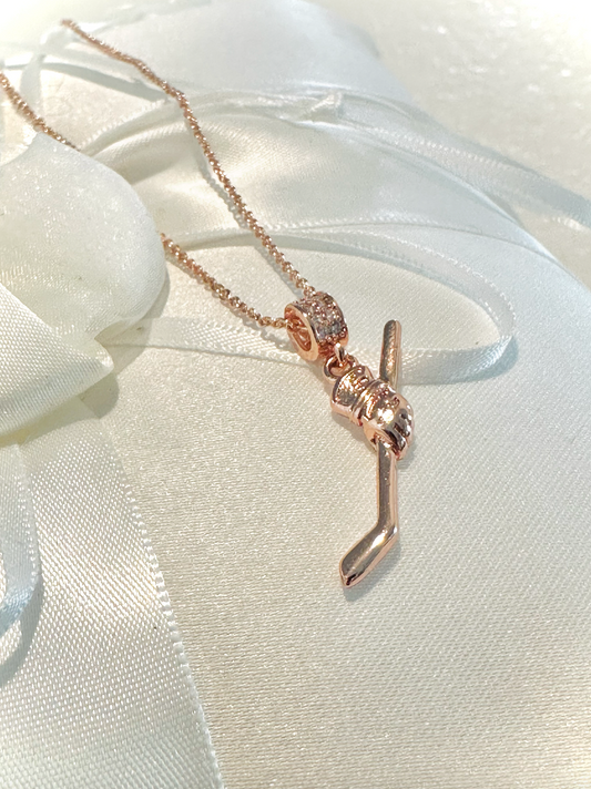 Ice Hockey Necklace