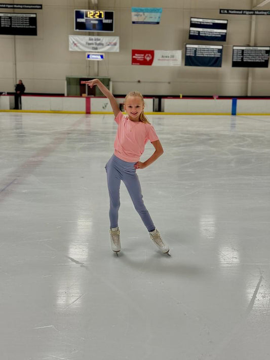 Brilliance & Melrose KID - Ice Skating Top with Bow