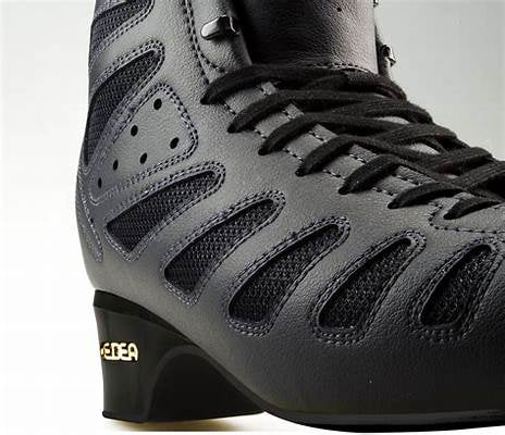 Edea Black Mens Piano Figure Ice Skating Highest Level Figure Skating Boots