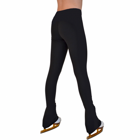 Chloe Noel long over the heel figure skating black pants for women