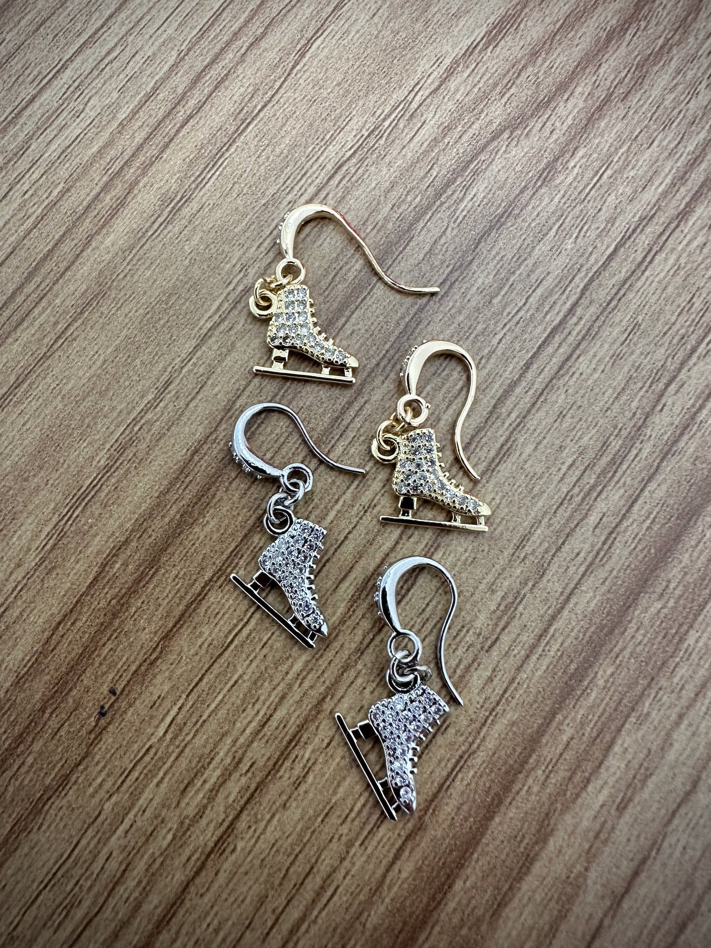 Brilliance & Melrose Ice Skating Earrings