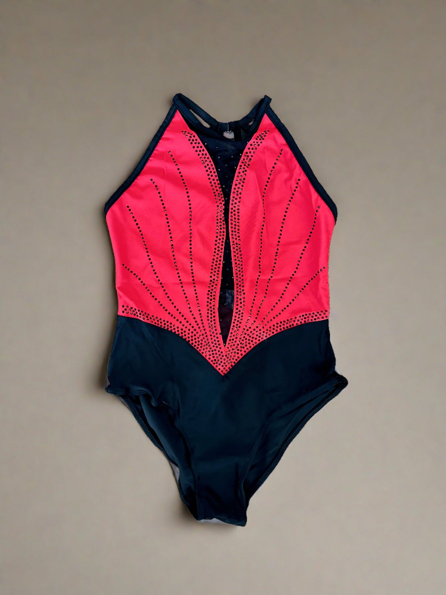 Brilliance & Melrose KID- High Neck Ice Skating Bodysuit
