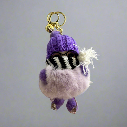 Brilliance & Melrose Little Miss Skater Keychain