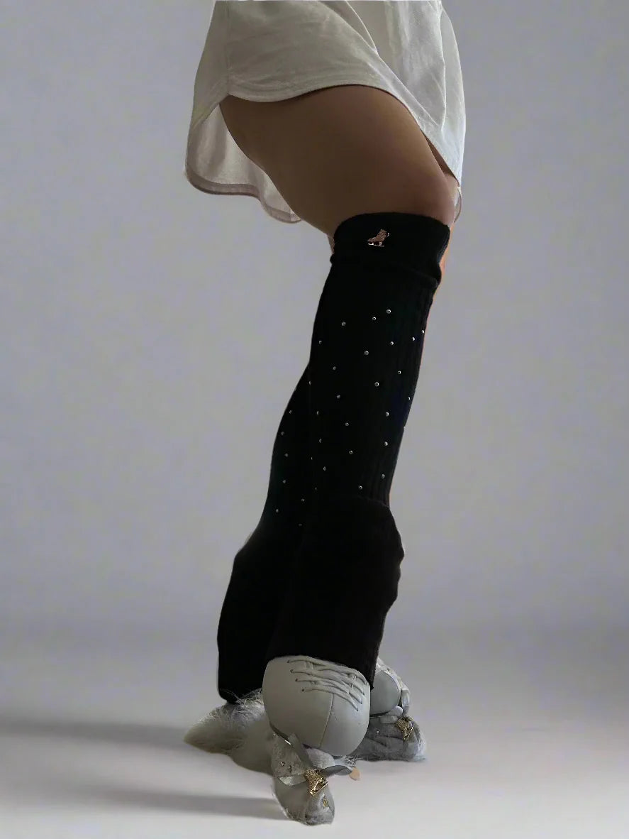 Brilliance & Melrose Long Warmers - Skate and Pearls