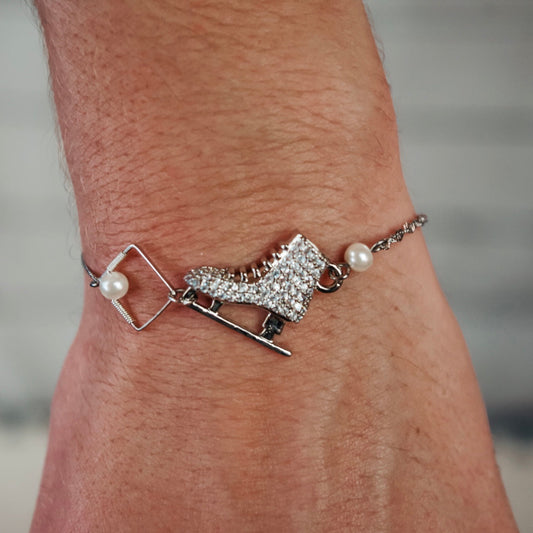 Square Pearl Skating Bracelet