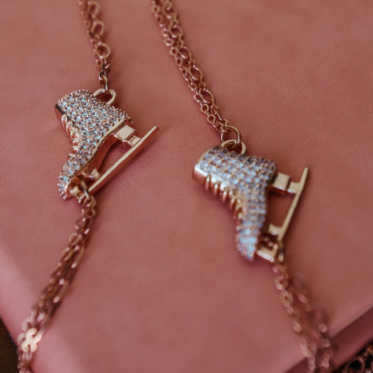 Golden Skating Love Bracelet