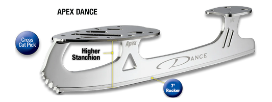 Jackson Tb115 Apex Ice Dance Figure Skating Blade