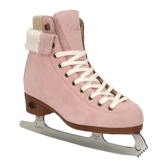 Riedell Ember Figure Skates in Cider Brown or Blush Pink