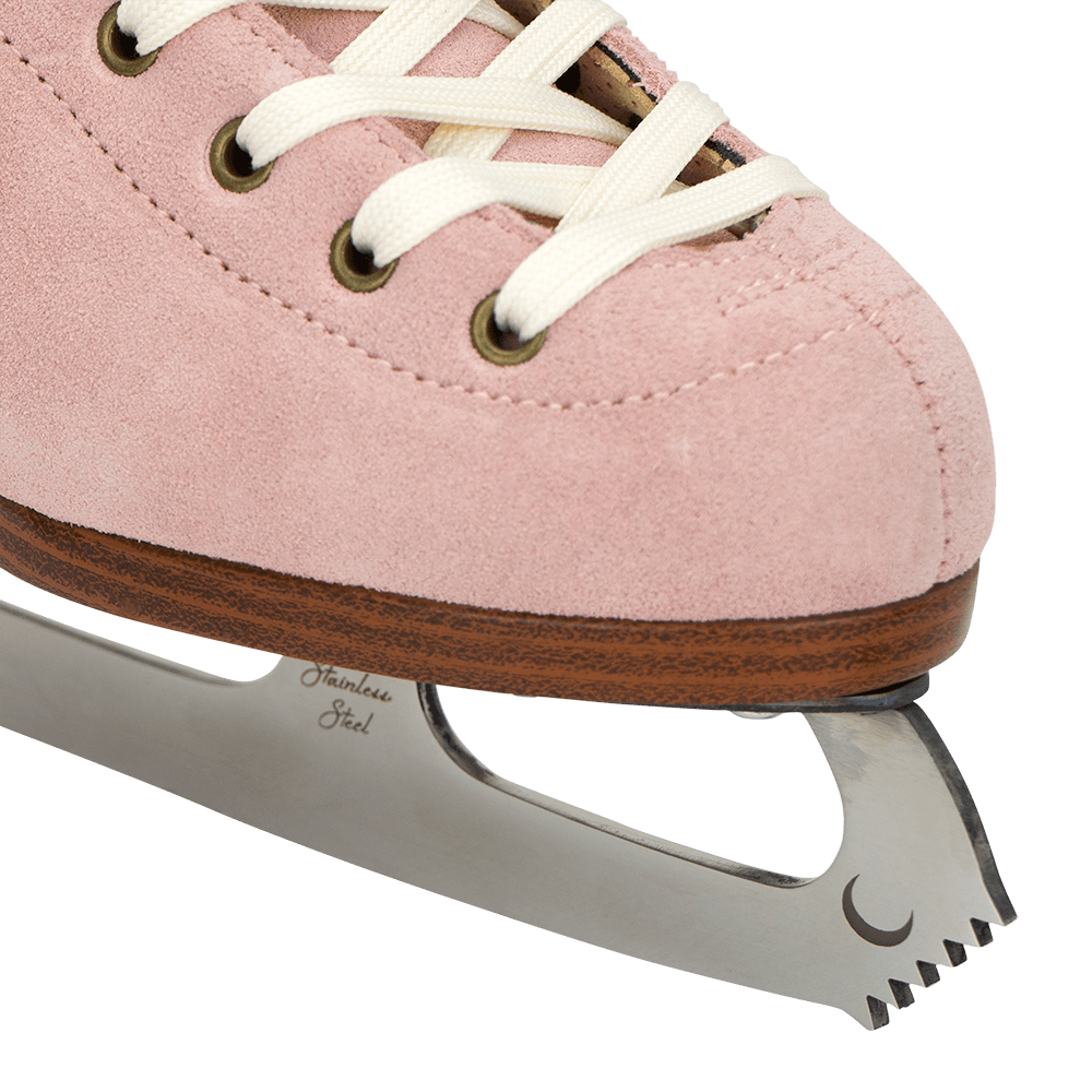 Riedell Ember Figure Skates in Cider Brown or Blush Pink