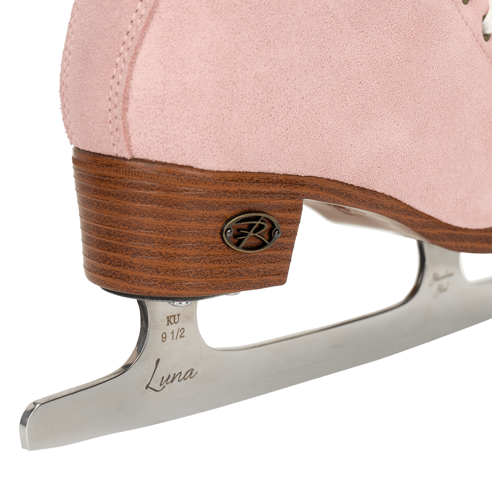 Riedell Ember Figure Skates in Cider Brown or Blush Pink