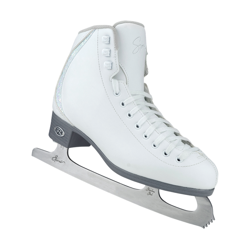 Riedell Sparkle White Beginner Figure Ice Skates
