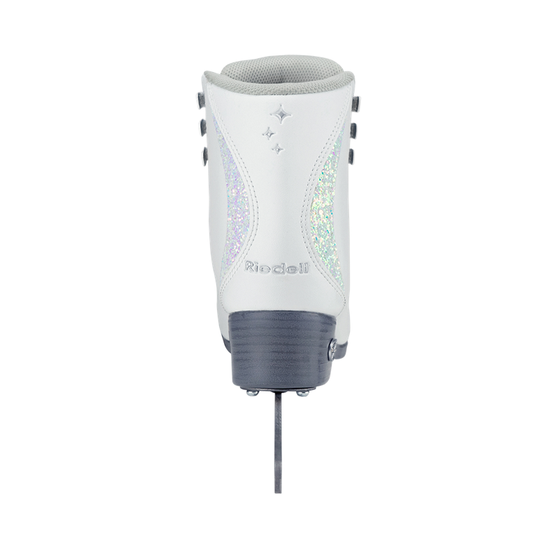 Riedell Sparkle White Beginner Figure Ice Skates