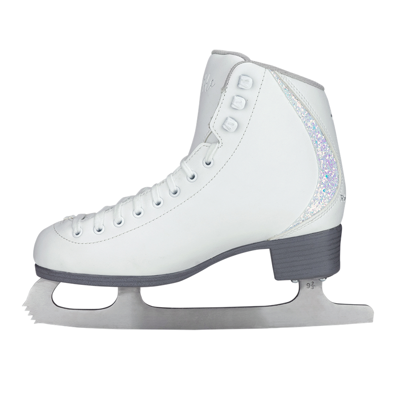 Riedell Sparkle White Beginner Figure Ice Skates