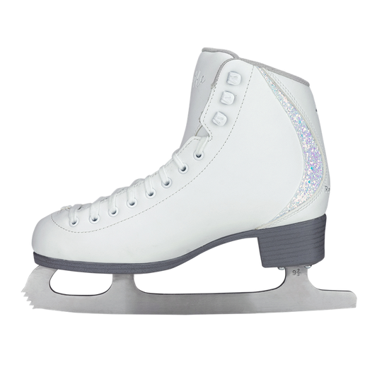 Riedell Sparkle White Beginner Figure Ice Skates