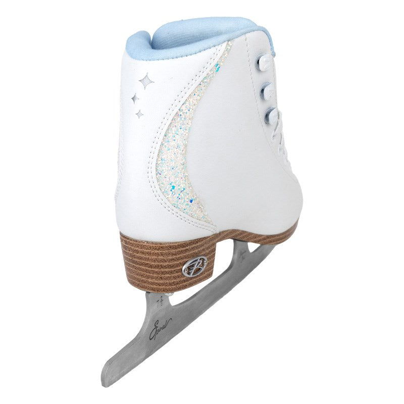 Riedell Sparkle White Beginner Figure Ice Skates