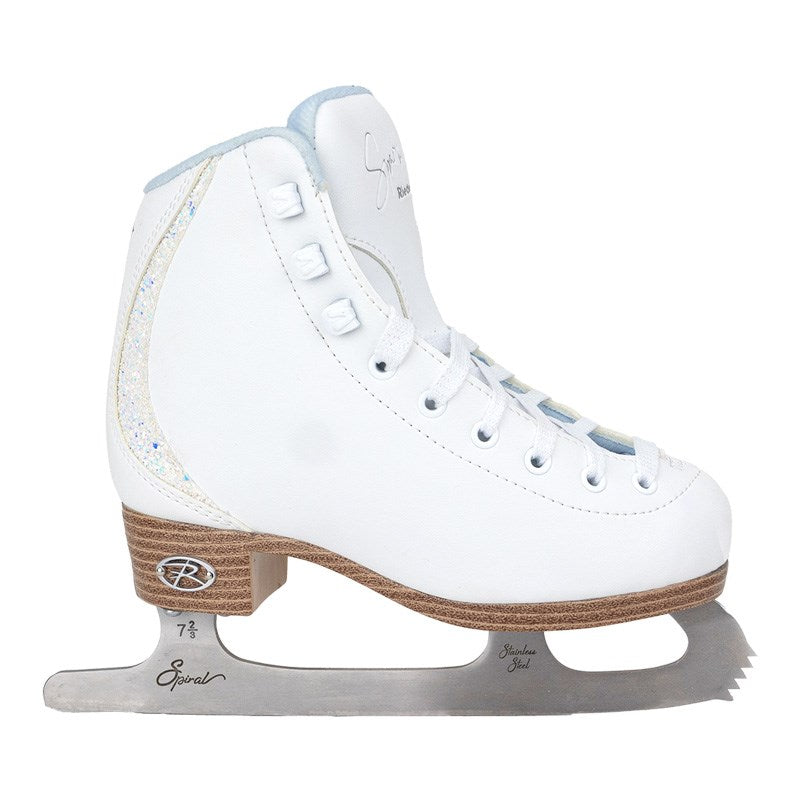 Riedell Sparkle White Beginner Figure Ice Skates