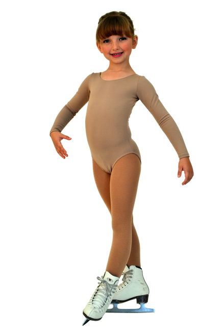 Chloe Noel Body Wear Long Sleeve Leotard BL02 for Dance & Ice Skating