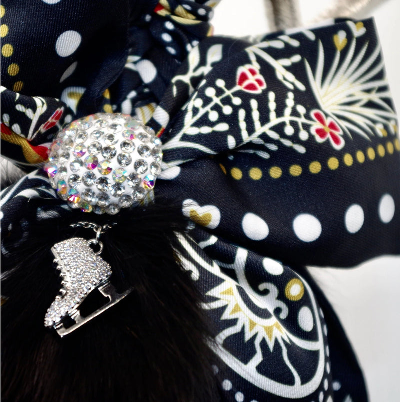 Brilliance & Melrose Bow Keychain