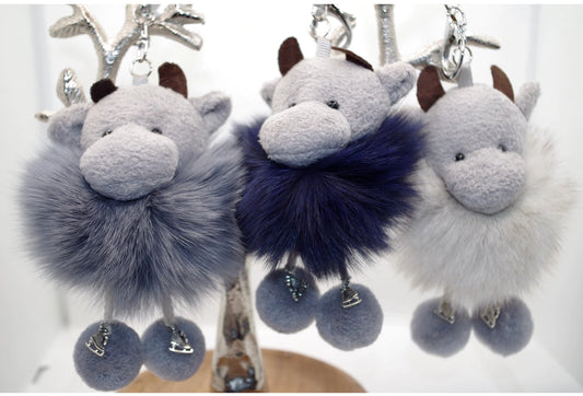 Brilliance & Melrose Sassy Skater Keychain