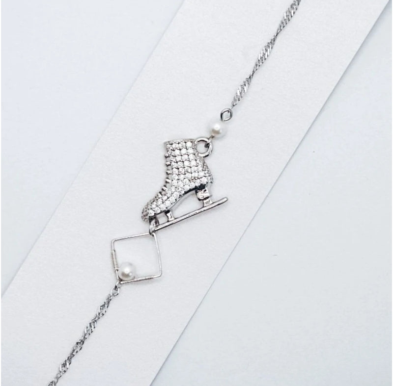 Brilliance & Melrose Square Sk8 Bracelet