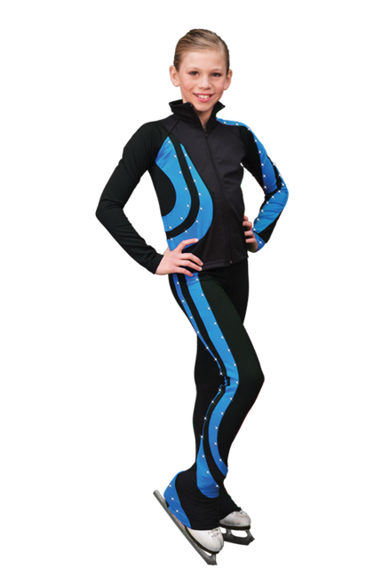 Chloe Noel J26 Jacket with Swirls and Crystals