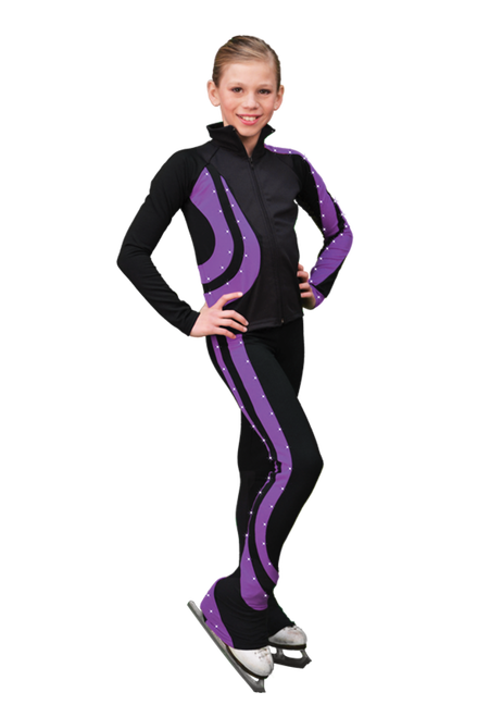 Chloe Noel J26 Jacket with Swirls and Crystals