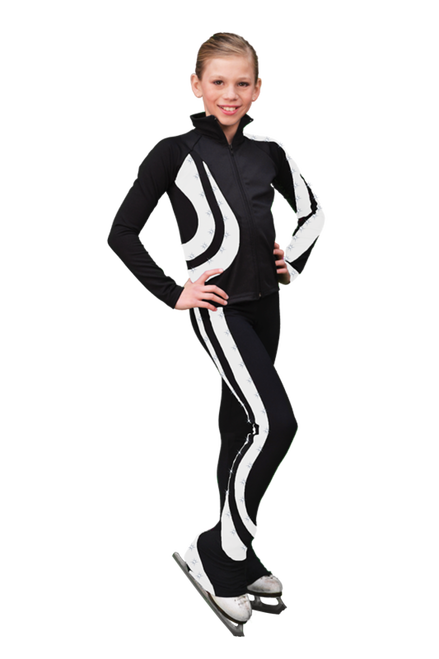 Chloe Noel J26 Jacket with Swirls and Crystals