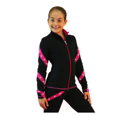 Chloe Noel J636F Fleece Spiral Jacket