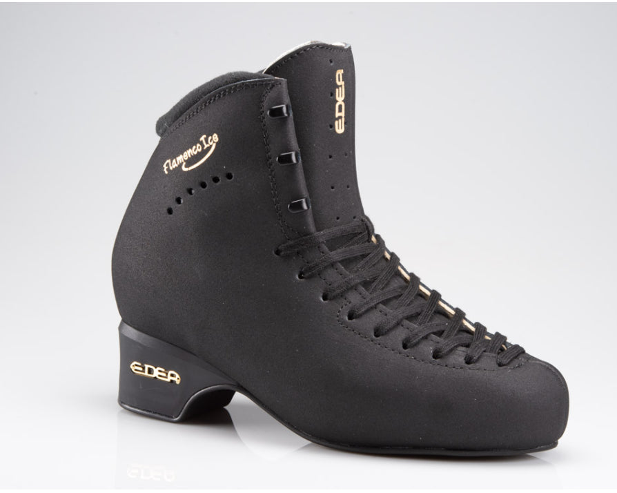 Edea Black Flamenco Ice Dance Figure Skating Boots