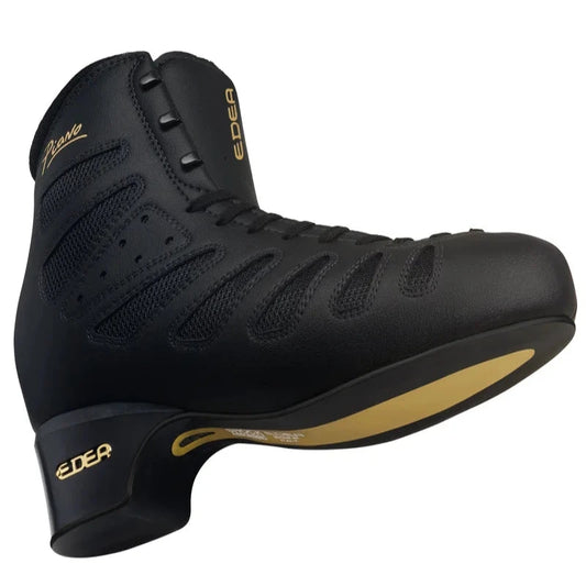 Edea Black Mens Piano Figure Ice Skating Highest Level Figure Skating Boots