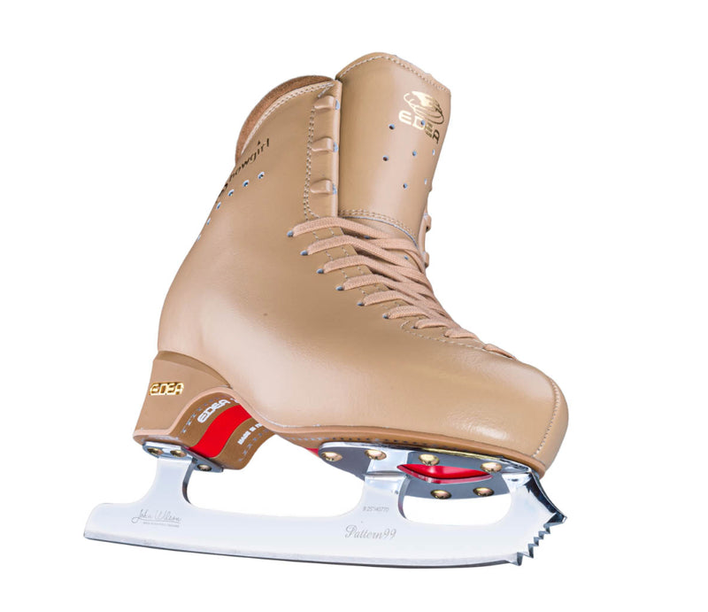 Edea ShowGirl Tan Ice Skate Boots