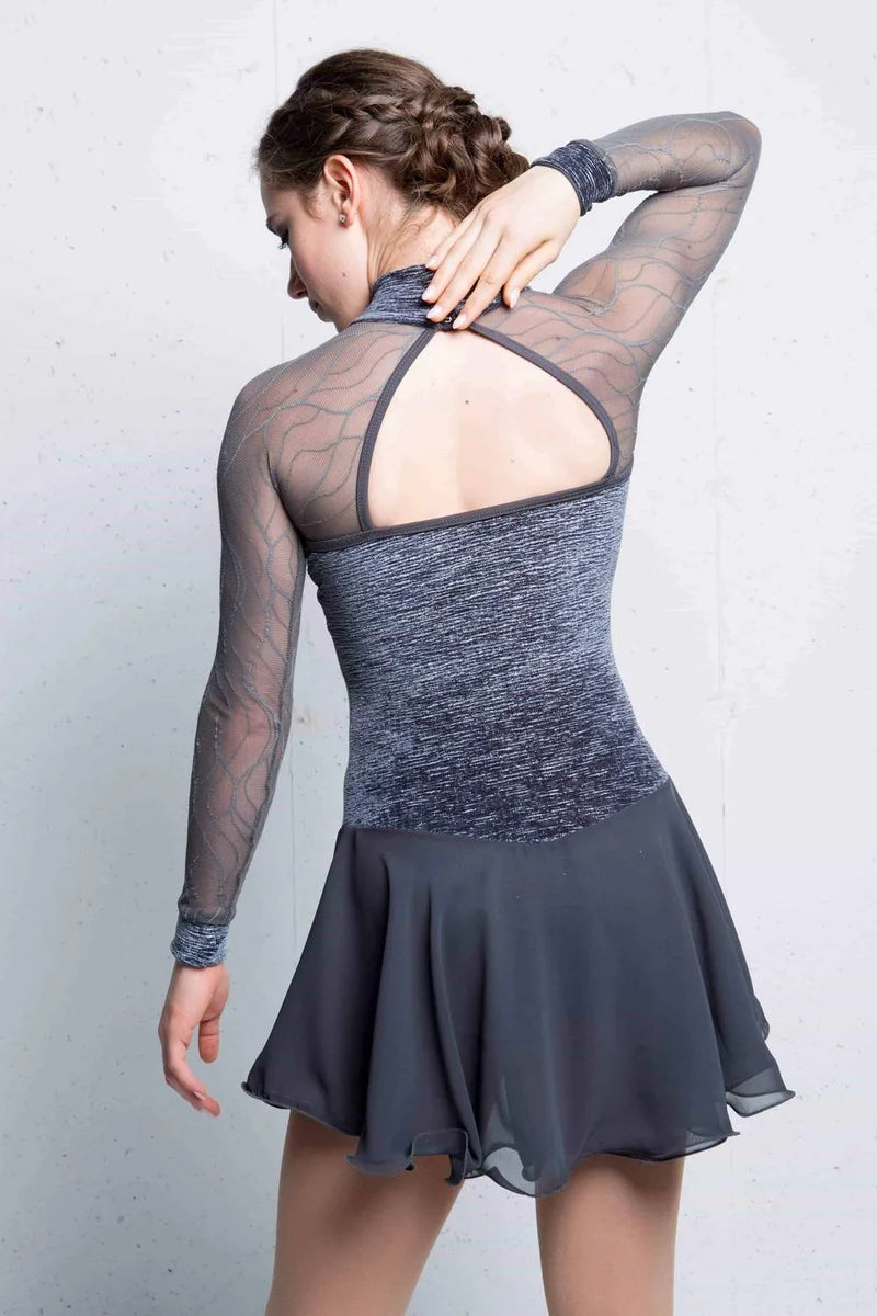 Elite Expression D118 Grey Dress - Girls 12