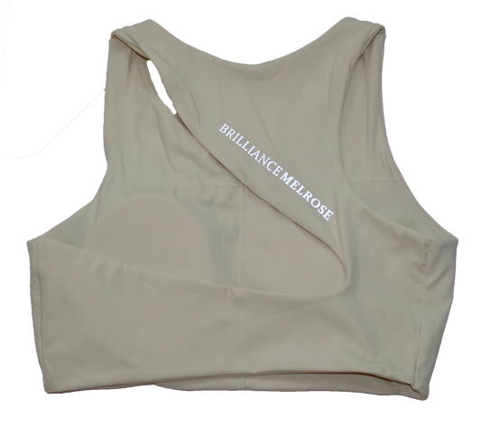 Asymetric Skating Sports Bra by Brilliance & Melrose