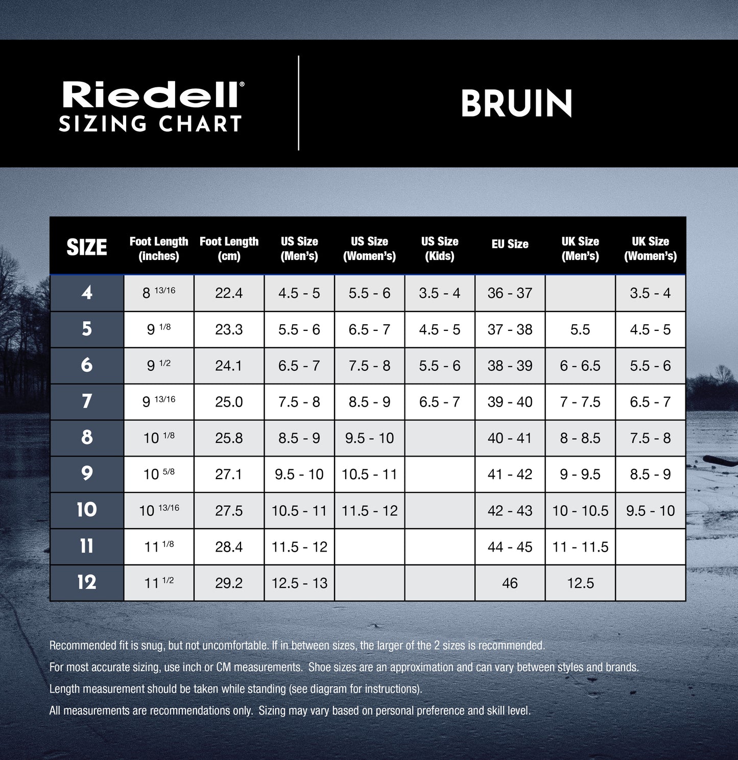 Riedell Bruin Hockey Skate Set
