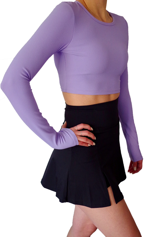 Triangle Ice Skating Crop Top by Brilliance & Melrose