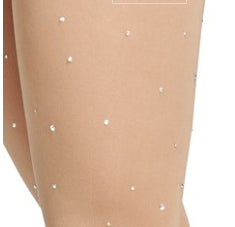 Mondor Rhinestone Footed Tights 911
