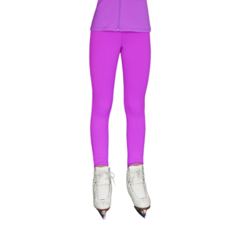 PS711 Solid Color Skinny Yoga Off Ice Elite Figure Skating Pants w/ Front Pocket