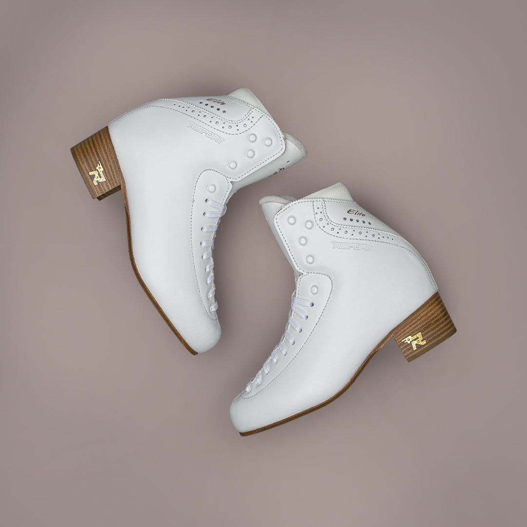 Risport RF1 Elite White Ice Figure Skating Boots