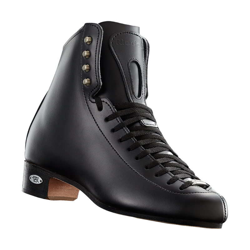 Riedell 23 Stride Jr. Size Black Ice Skating Boots