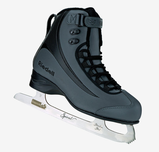 Riedell Soar Onyx Black Adult Soft Ice Skates