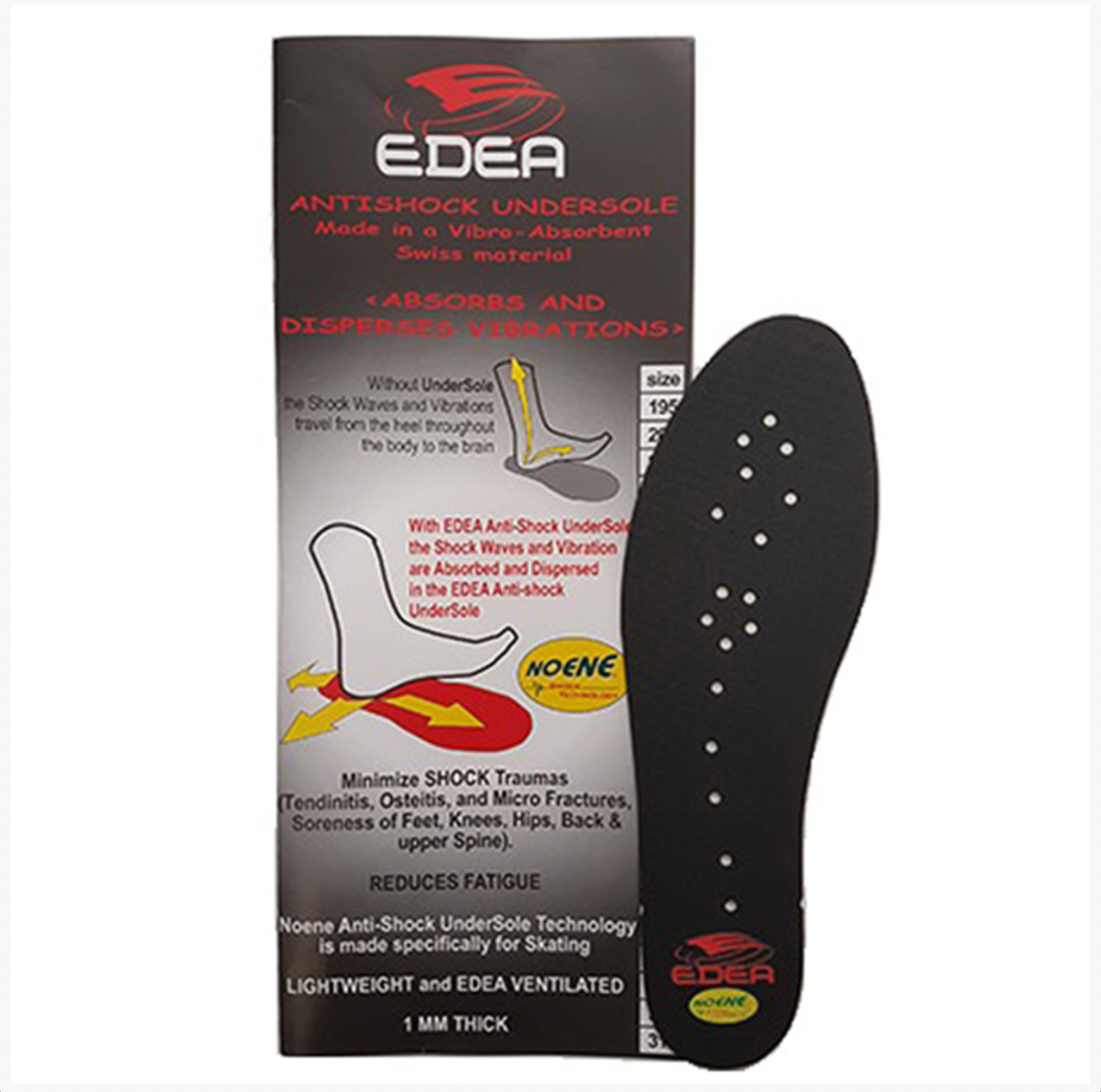 EDEA NOENE Anti-Shock Technology UnderSoles