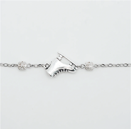 Brilliance & Melrose Clear Charming Skating Bracelet