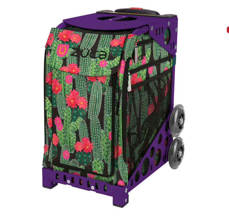 Zuca Desert Blooms Insert Bag With Rolling Wheels