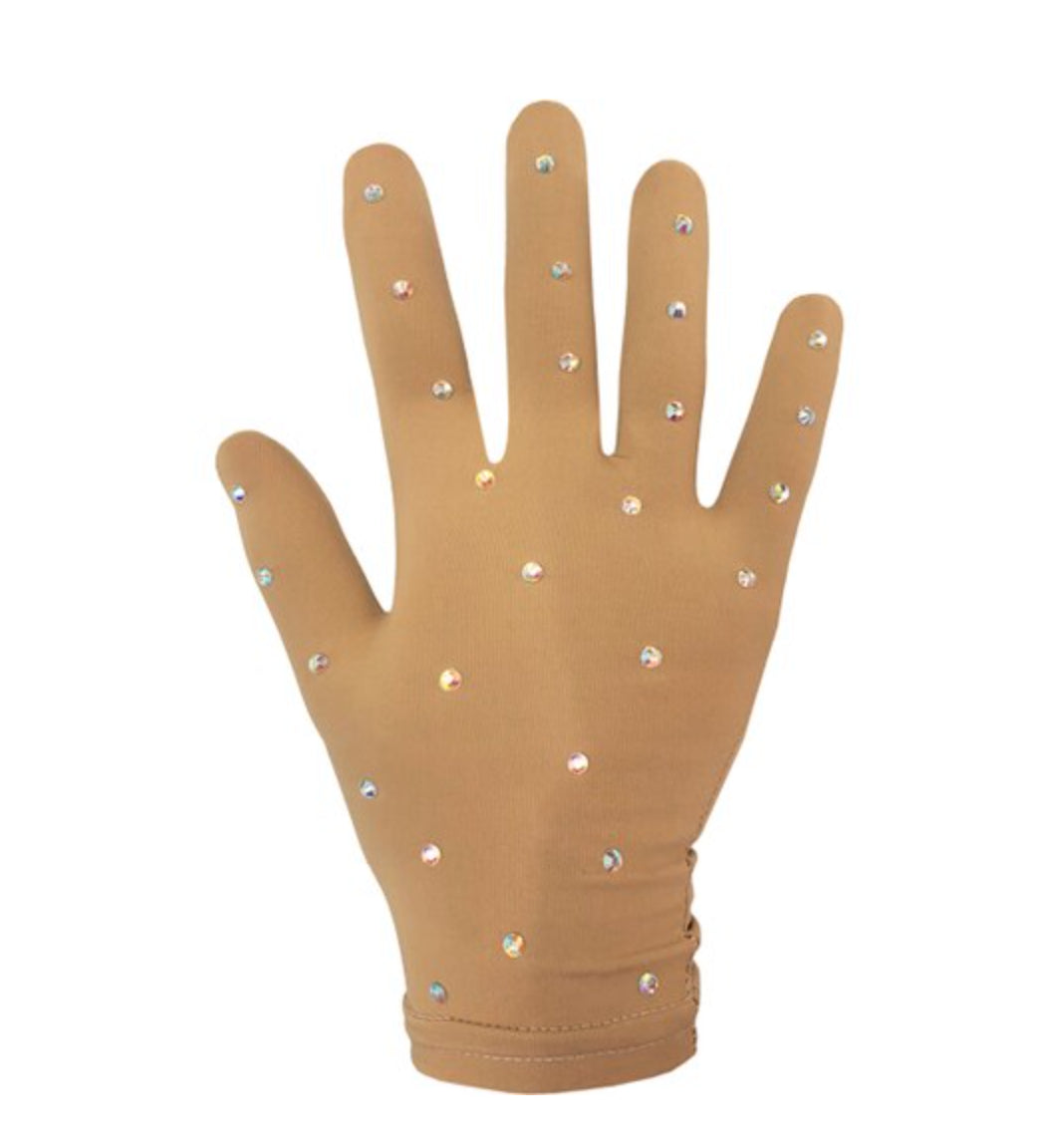 1 Pair Fitted Crystal Chloe Noel Gloves GVS33