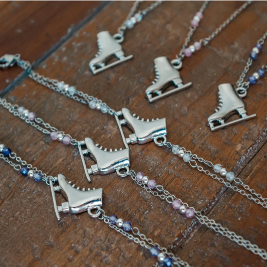 Brilliance & Melrose Skating Bracelet with Tiny Mini Crystals