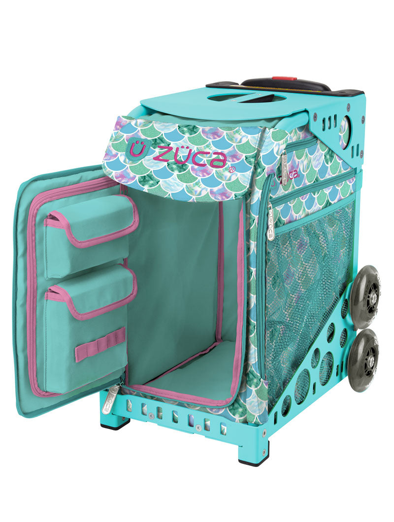 Zuca KOKOMO Mermaid Bag LIMITED EDITION Aqua Frame W/ Lunchbox