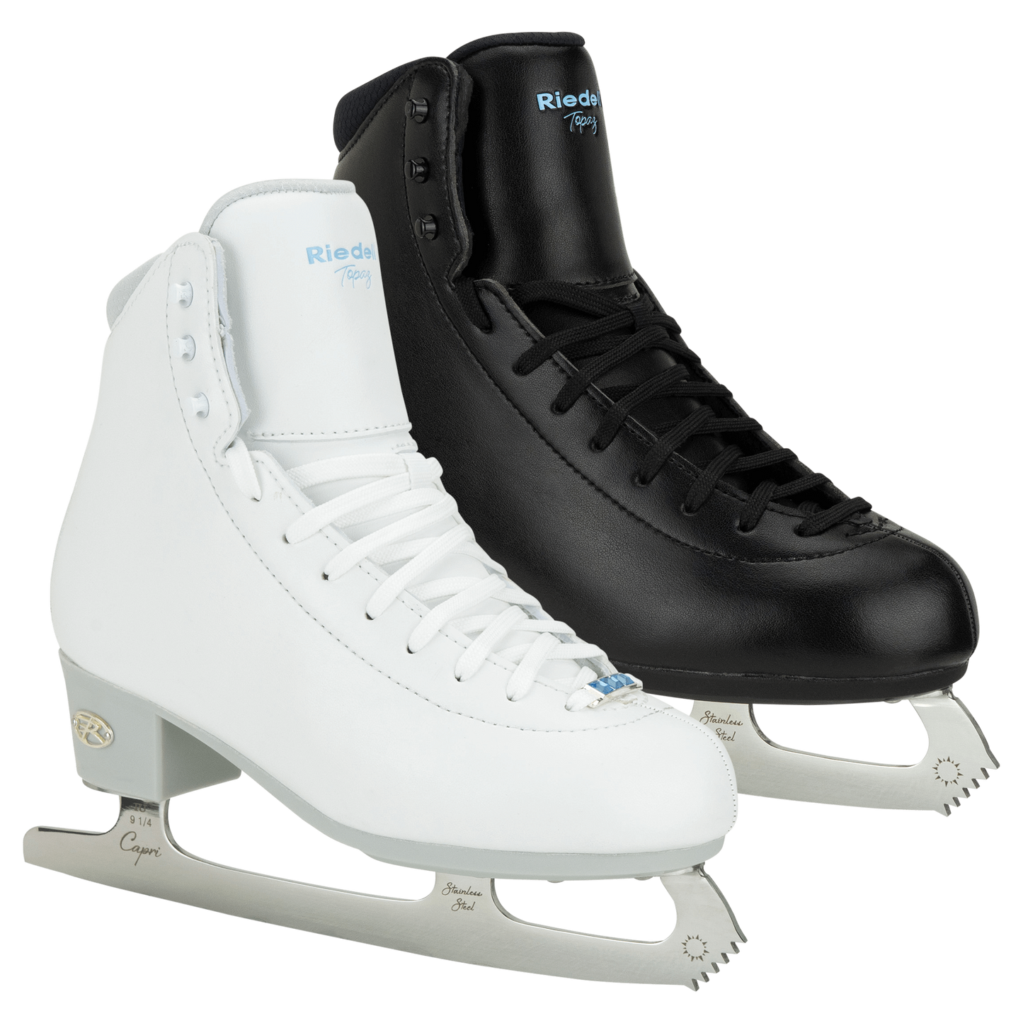 Riedell White Topaz Ice Figure Skating Skate