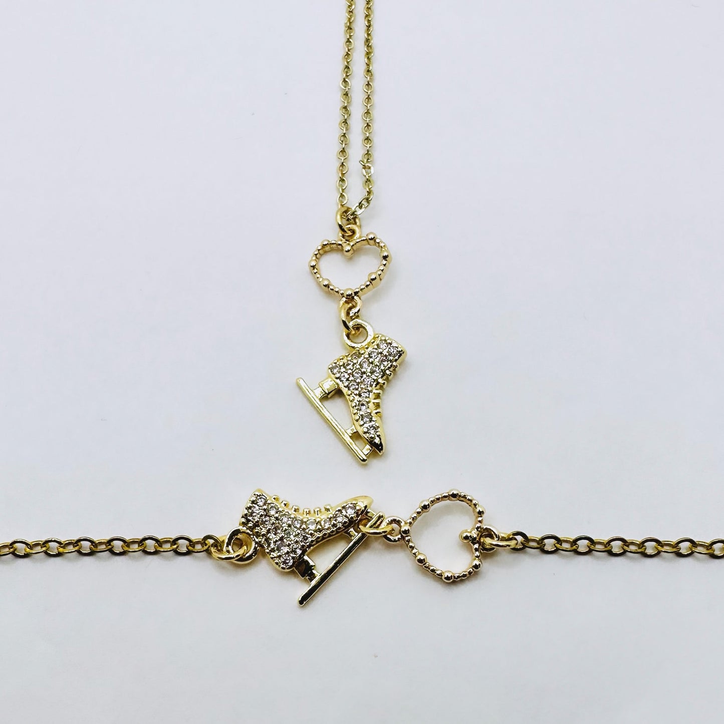 Brilliance & Melrose Ice Skate with your Heart Bracelet