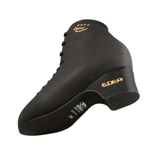 Edea Black Chorus Ice Figure Skate Boots for Mens and Boys